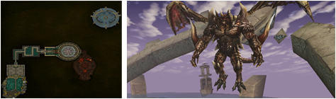 Under the Castle Map & Monster